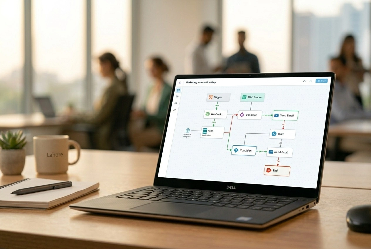 Marketing Spark Brevo automation workflows email marketing CRM and business growth concept image